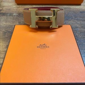 Authentic Vintage Hermes Reversible Belt